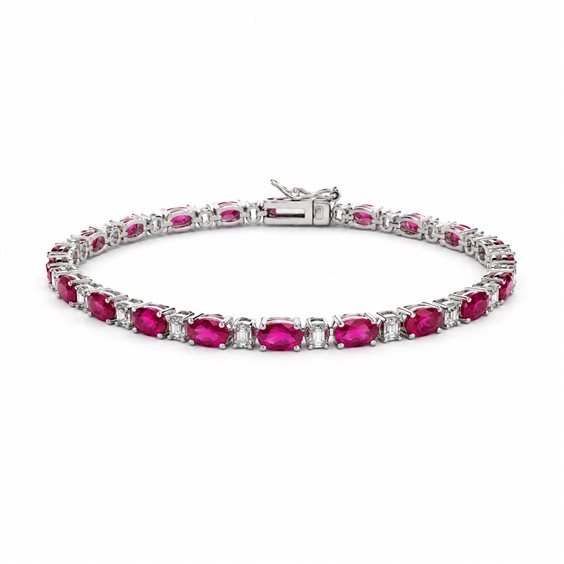 Bracciale Ultima Edizione Donna tennis in Argento BAO1875-ROSSO - BAO1875-ROSSO